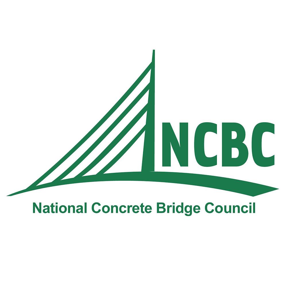 A logo made out of letters N C B C and a bridge above it